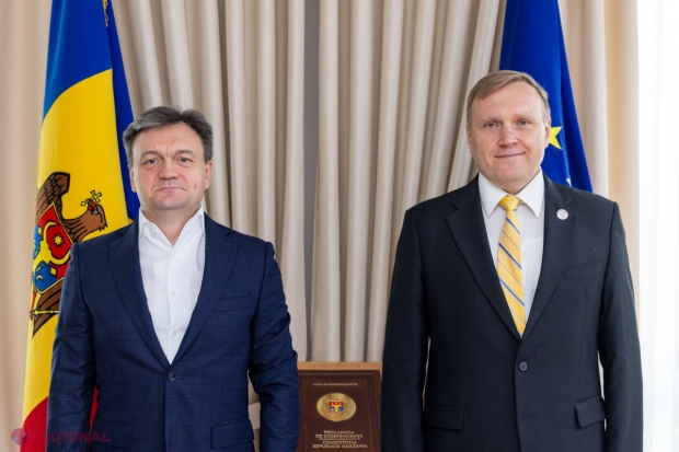 Premierul Recean, întrevedere de rămas-bun cu Ambasadorul Marko Şevcenko: „Susținem poporul prieten ucrainean în lupta sa pentru libertate și vom înainta împreună, ca buni vecini, pe calea de integrare în UE”