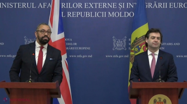 Asigurări FERME din partea Guvernului de la Londra, în contextul AMENINȚĂRILOR Rusiei la adresa R. Moldova: „Nu sunteți singuri. Decizia de a vă apăra împotriva Rusiei este o sursă de inspirație pentru toată lumea”