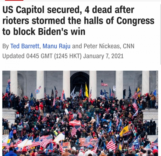 UPDATE // Congresul SUA a VALIDAT victoria lui Joe Biden. Patru persoane au MURIT în total în urma violențelor de la Washington​. Trump a fost ABANDONAT republicani