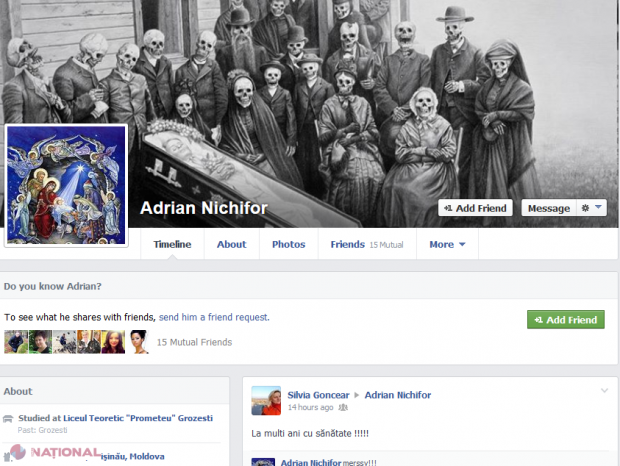 La ÎNCHISOARE // Adrian Nichifor, activ pe Facebook
