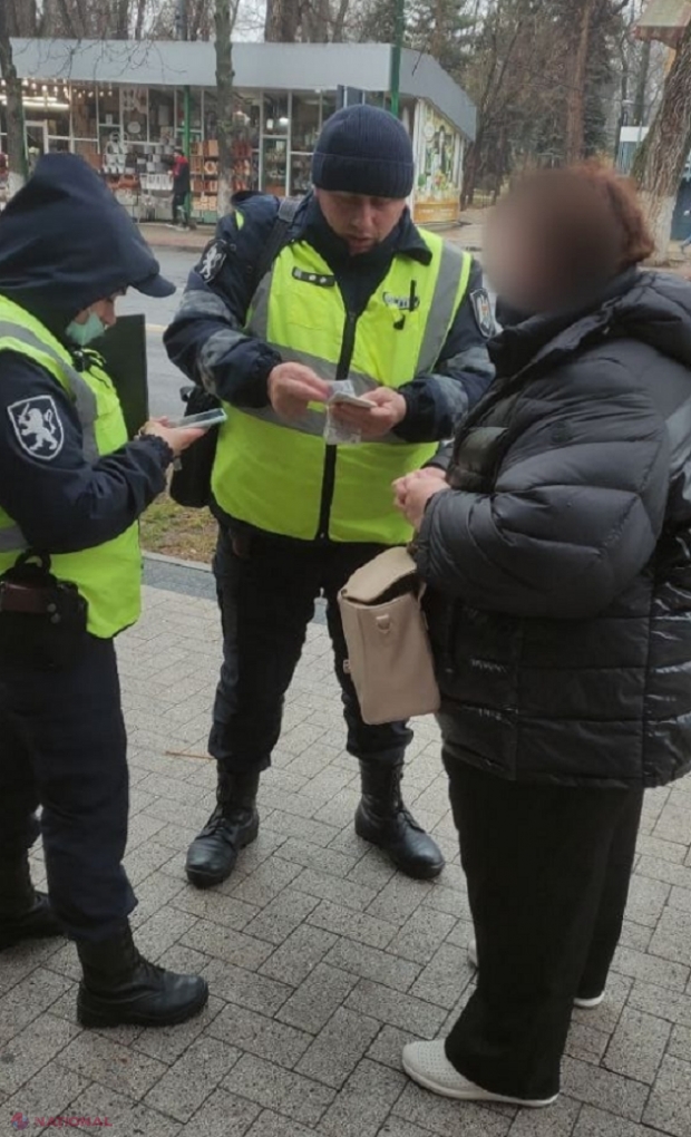 Norocul „cu epoleți” al unei femei din Chișinău: Miile de lei pierdute pe str. Bănulescu-Bodoni din centrul capitalei, recuperate de polițiști