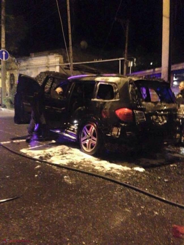 EXCLUSIV // Cine este proprietarul „Mercedes”-ului EXPLODAT în noaptea de vineri spre sâmbătă la Chișinău