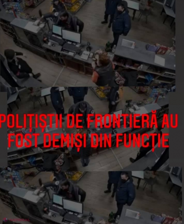 Polițiștii de frontieră care au asistat impasibil la scena în care un vânzător era bătut, cu scuza că erau în afara orelor de serviciu, au fost DEMIȘI