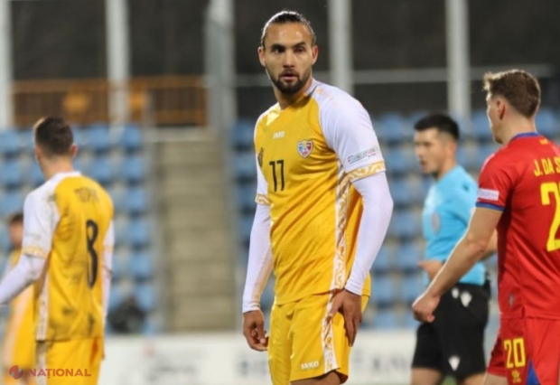 VIDEO // Naționala de fotbal a R. Moldova s-a calificat în Liga C a Ligii Națiunilor, după ce a obținut în prelungiri VICTORIA cu Andorra. Postolachi a făcut o cursă de 50 de metri și a marcat golul calificării