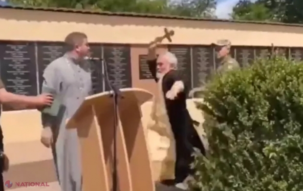 VIDEO // Blasfemie de cea mai joasă speță din partea unui PREOT al Bisericii Ortodoxe Ruse. Acesta a atacat cu o CRUCE un preot al Bisericii Ortodoxe Ucrainene
