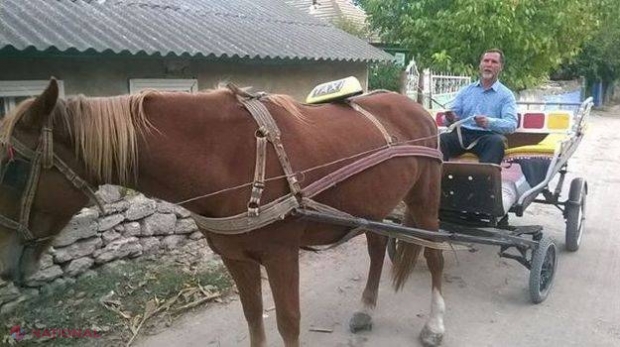 Presa din România scrie despre „cel mai neobișnuit TAXI” din lume. Acesta circulă în R. Moldova!