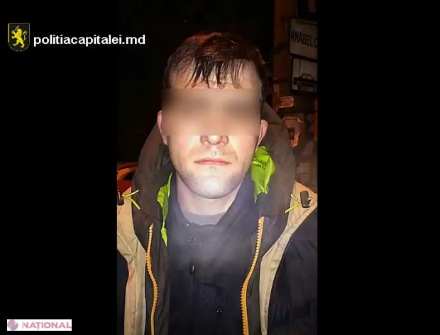 Reținut chiar în momentul în care spărgea un automobil parcat în Chișinău