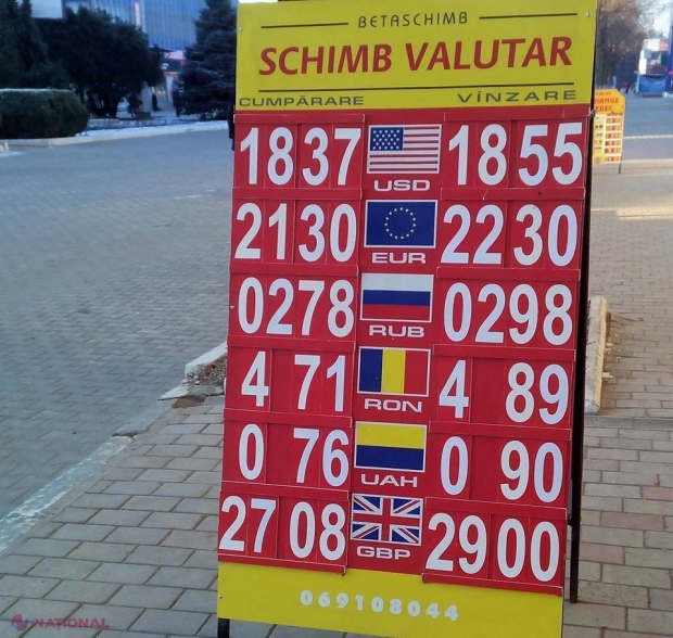 BNM a stabilit cursul valutar pentru MÂINE! EURO și dolarul SCAD ESENȚIAL