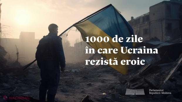 O mie de zile de rezistență a Ucrainei în fața agresorului rus. Maia Sandu: „Ucrainenii își apără nu doar propriul pământ, ei apără și pacea noastră, ei apără pacea de pe continentul nostru. Noi, moldovenii, știm valoarea păcii”