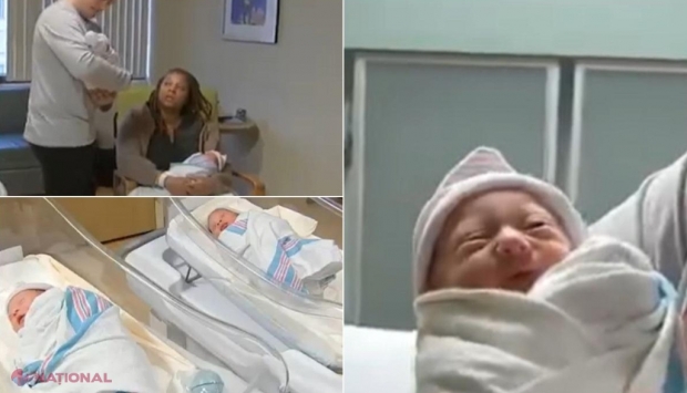 Frați gemeni, născuți în ani diferiți. Bebelușii s-au născut în noaptea de Revelion, la 40 de minute unul după celălalt