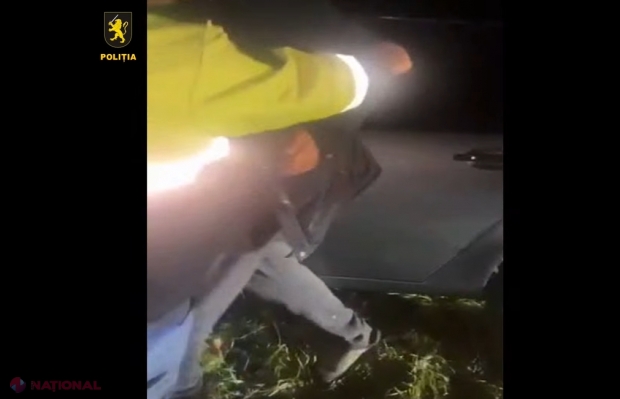 VIDEO // Un șofer va rămâne fără permis de conducere, după ce fost prins mort beat la volan
