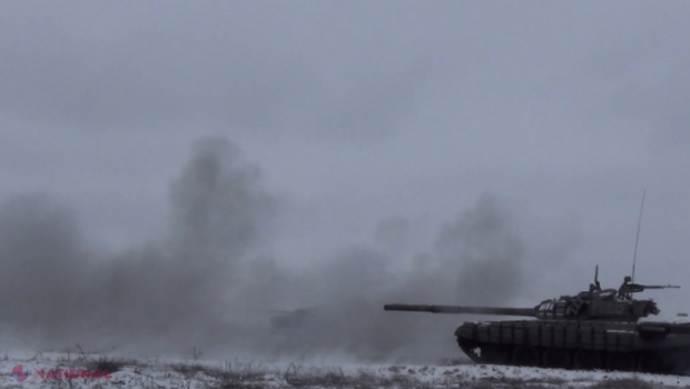 Rusia face exerciții cu tancuri la granița cu Ucraina. Diplomat american: „Tobele războiului bat cu putere”