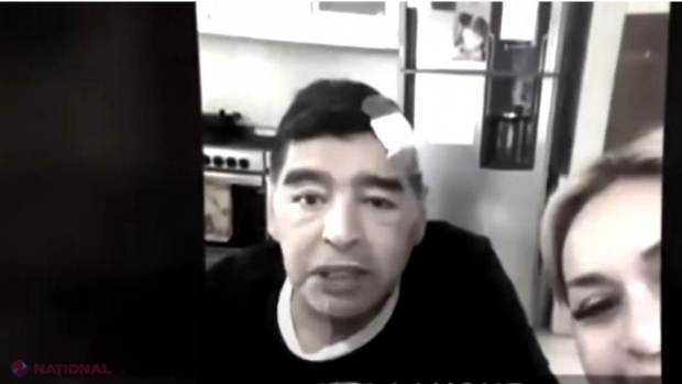 Ultima FILMARE cu Maradona înainte de a muri! VIDEO șocant: Diego e slăbit și abia poate vorbi