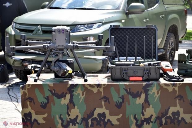 FOTO // UE a trimis la Chișinău 16 ambulanțe militare, drone și echipamente necesare procesului de distrugere a explozibililor: Urmează suport pentru apărare antiaeriană și cibernetică. „Reziliența R. Moldova este și reziliența UE”