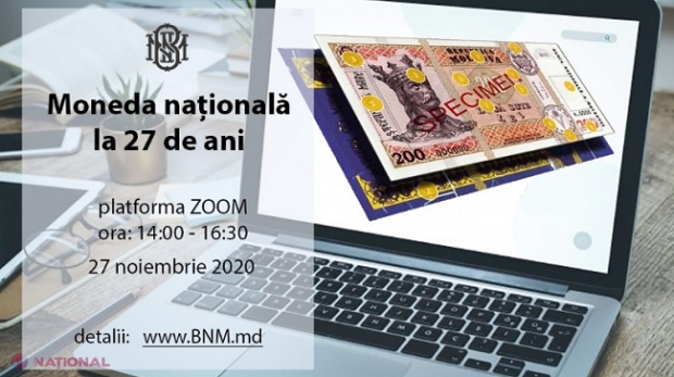 LEUL moldovenesc împlinește 27 de ani: BNM organizează o expoziție inedită de monede