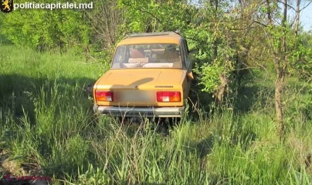 Chișinău // Au răpit o mașină, după care s-au tamponat într-un copac