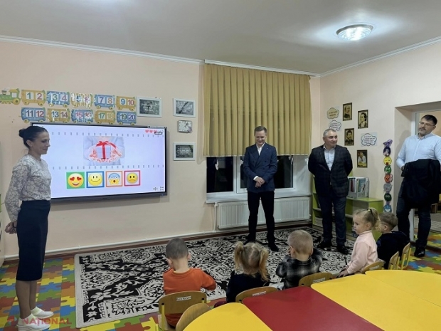 DRRM a dotat cu table interactive toate grupele din grădinițele situate în orașul Cimișlia: Investiții de peste 1,2 milioane de lei. „Mulțumiri speciale lui Adrian Dupu pentru sprijinul continuu și parteneriatul de succes”