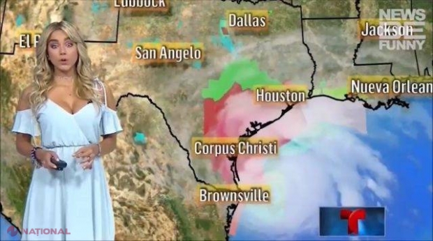 VIDEO // Când a văzut ce a apărut pe ecran, tânăra care prezenta rubrica METEO în direct a ÎNLEMNIT. Clipul s-a viralizat, iar cel care a comis gafa a fost, probabil, sancţionat. „Ne cerem scuze!”