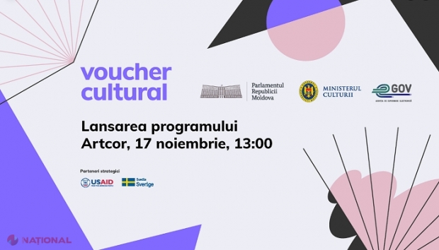 VIDEO // UTIL: Pașii pe care urmează să-i facă tinerii pentru a obține VOUCHERE CULTURALE în valoare de câte 1 000 de lei