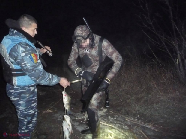 Braconieri prinși cu un pește de MII de lei