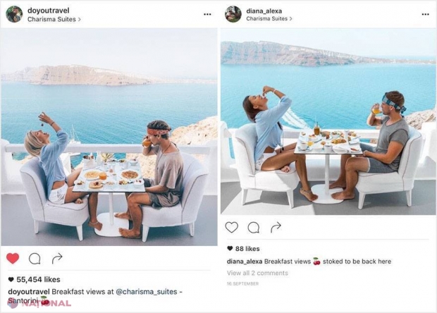 FOTO // Un cuplu şi-a pus pozele de vacanţă pe Instagram, apoi a descoperit ceva neaşteptat