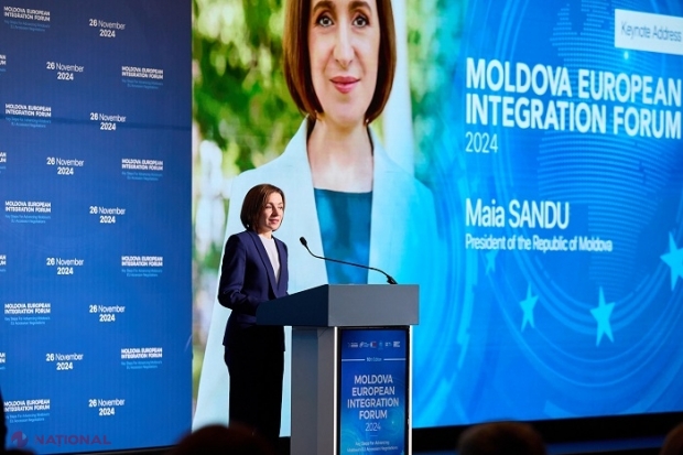 Avertismentul Maiei Sandu: „Dorința Kremlinului de a transforma R. Moldova într-o zonă gri sau o gubernie este puternică. Dacă nu acționăm acum, peste 10 ani ne vom regăsi tot aici, discutând despre integrarea europeană”