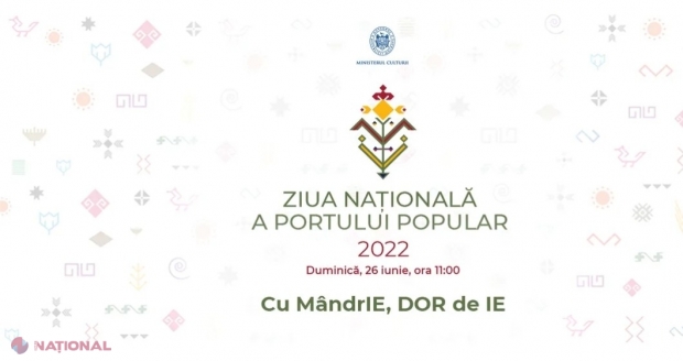 „Port IE cu MÂNDRIE”: Ziua Națională a Portului Popular, marcată în R. Moldova cu master-class-uri de brodat, șezători şi concerte ale Orchestrei „Lăutarii” şi Vali Boghean