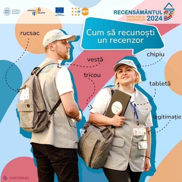 Peste 400 de mii de cetățeni ai R. Moldova au participat deja la Recensământul populației și al locuințelor 2024