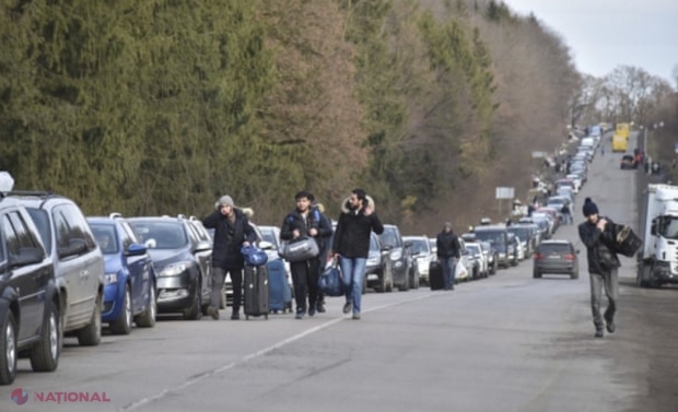 Granițele Rusiei ar urma să se ÎNCHIDĂ pentru bărbați în următoarele ore, după ce au fost luate cu asalt de sute de mii de oameni