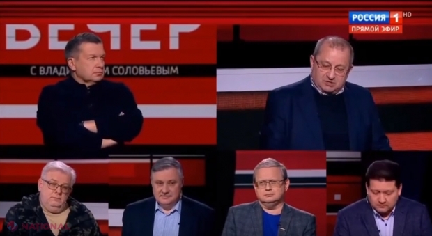 VIDEO // Propagandiștii Kremlinului anunță ÎNCEPUTUL SFÂRȘITULUI pentru Rusia în PRIME TIME. Aceștia au ÎNDOIELI că PUTIN poate câștiga. „Voi cu Ucraina nu vă puteți isprăvi, cu Zelenski… De ce vă aventurați la NATO și SUA?”