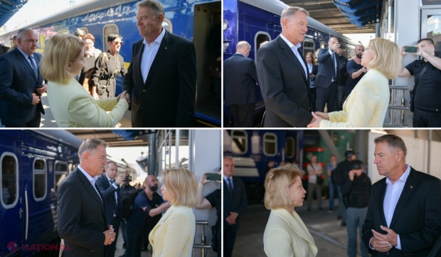 VIDEO // Klaus Iohannis a ajuns la Kiev, împreună cu Emmanuel Macron, Olaf Scholz și Mario Draghi: „Ne aflăm la Kiev pentru a ne arăta SPRIJINUL puternic și solidaritatea față de președintele Zelenski și poporul ucrainean””