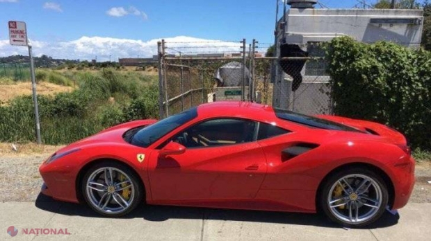 A furat un Ferrari, dar nu a avut bani de benzină