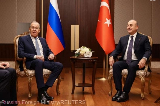 Lavrov la Ankara: Pacea în Ucraina trece prin stabilirea unei ,,noi ordini mondiale''
