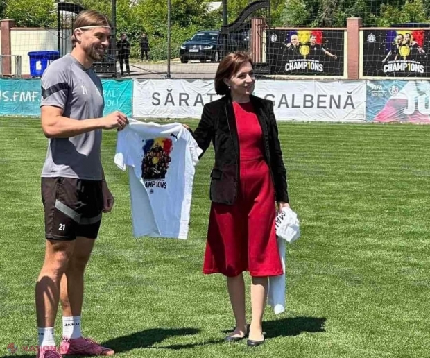 VIDEO // Campionii de la Petrocub Hâncești, vizitați de președinta Maia Sandu: ,,Evoluția spectaculoasă a echipei este un exemplu de UNITATE pentru noi toți