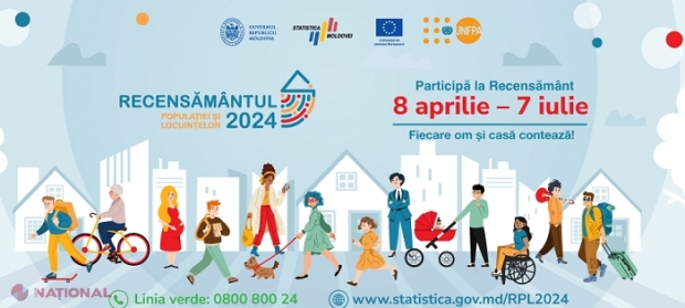 Începe Recensământul populației și al locuințelor în R. Moldova! Autoritățile îndeamnă cetățenii să ofere răspunsuri corecte și complete recenzorilor și dau asigurări că datele vor fi confidențiale