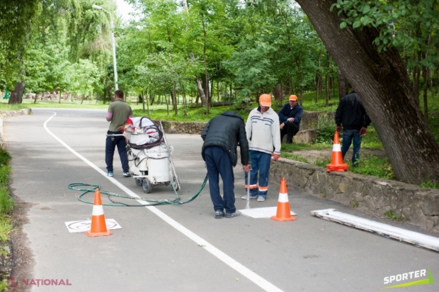 FOTO // Marcaj special pentru bicicliști și pietoni, în Parcul „Valea Morilor” 