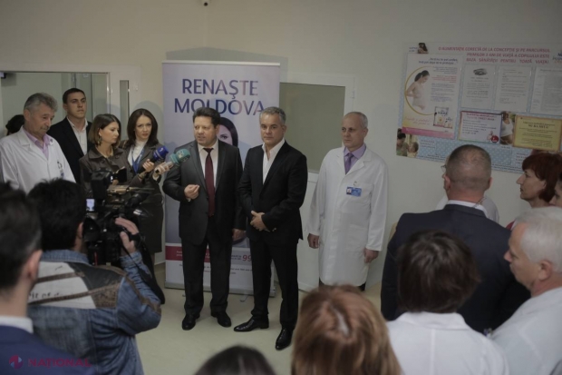 Primul succes al campaniei Renaşte Moldova! Gațcan și Plahotniuc au inaugurat secția de internare complet modernizată