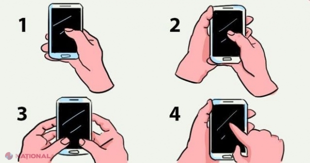 Ce spune modul în care ţii telefonul în mână despre personalitatea ta