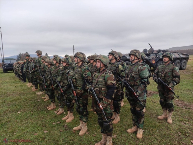 Un pluton de militari ai Armatei Naționale, exerciții în România pentru a sincroniza activitățile operaționale între unitățile militare de pe ambele maluri ale Prutului