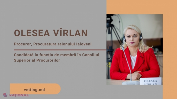 Acuzată că ar fi VICIAT concursul pentru funcția de procuror general, depunctându-l nejustificat pe Ion Munteanu, membra CSP Olesea Vîrlan se apără: „Nu sunt bucuroasă că s-au strecurat anumite greșeli... ”