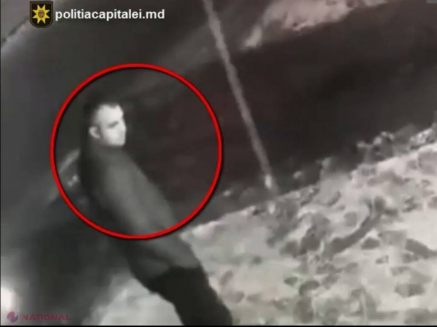 VIDEO // Recunoașteți acest bărbat? Este căutat de Poliție, după ce ar fi răpit un automobil din Chișinău în doi timpi și trei mișcări: L-a accidentat și l-a abandonat