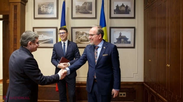 Ambasadorul României la Chișinău, întâlnire de rămas-bun cu spicherul Igor Grosu: „România a fost alături de R. Moldova și de toți cetățenii ei”