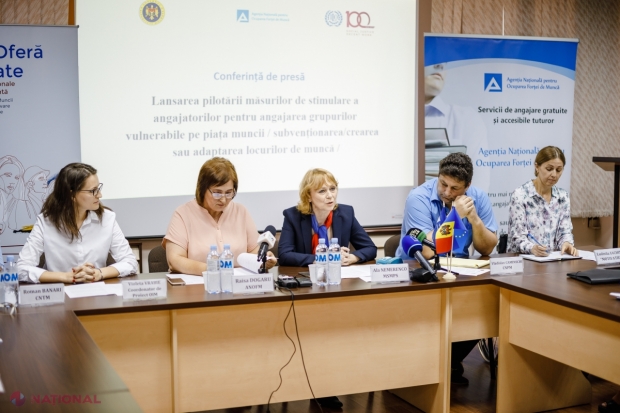PROIECT-PILOT // Angajatorii din R. Moldova care vor lua la muncă persoane social-vulnerabile sau cu dizabilități, SUBVENȚIONAȚI