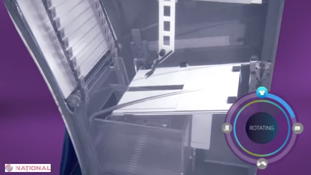 VIDEO // S-a inventat mașina automată care CALCĂ și împăturește rufele