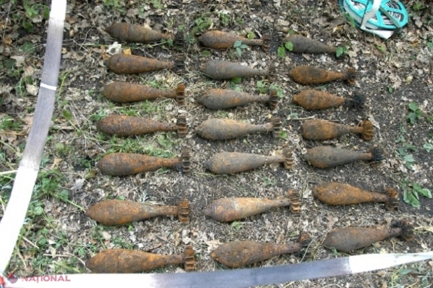 DEMINĂRI // Peste 80 de bombe și 1,4 mii de cartușe, descoperite pe teritoriul R. Moldova în luna aprilie