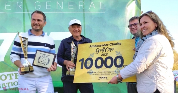 VIDEO // Ambassador Charity Golf Cup, eveniment organizat în PREMIERĂ în R. Moldova. DIPLOMAȚII și oamenii de afaceri au concurat pentru o cauză nobilă
