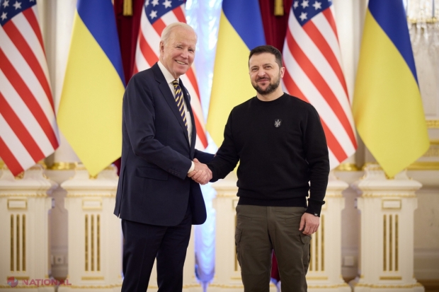 VIDEO // Vizită-SURPRIZĂ a lui Joe Biden la Kiev. Totul a fost ținut în SECRET până în ultima clipă
