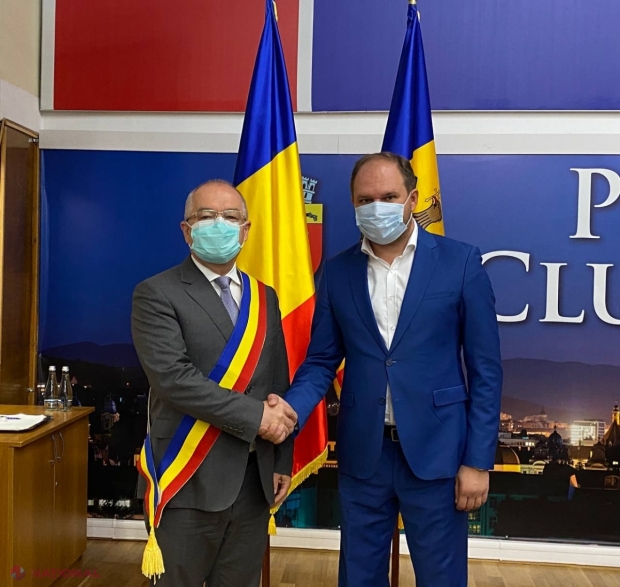 Primarul Ivan Ceban, primit cu multă „căldură” la Cluj-Napoca, unde caută SPRIJIN pentru inițierea unor proiecte. Acesta s-a întâlnit cu Emil Boc: „Am găsit deschidere și suport pentru Chișinău în realizarea mai multor proiecte”