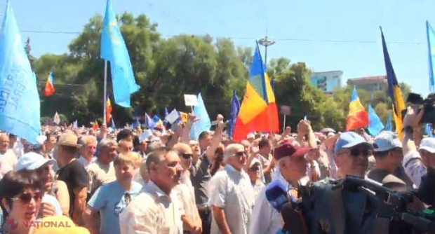 Ciocniri la cele două mitinguri din centrul capitalei. Acţiunea PL, ÎNTRERUPTĂ!