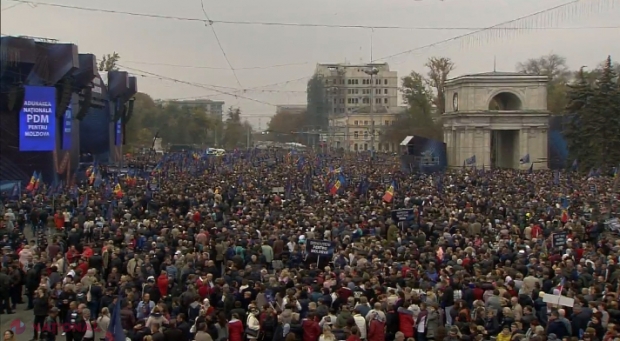 VIDEO, FOTO // ANGAJAMENTUL votat de cei „100 de mii” de participanți la „Adunarea Națională PDM - Pentru Moldova”: Vlad Plahotniuc a propus a „PATRA CALE” pentru R. Moldova